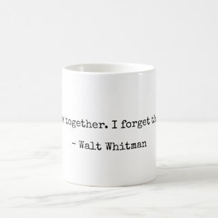 Walt Whitman Literary Love Quote Mug