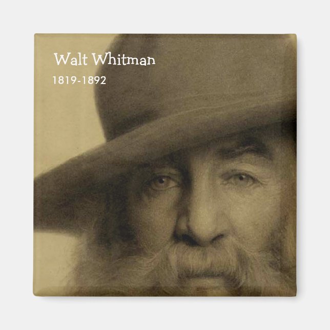 Walt Whitman Magnet (Front)