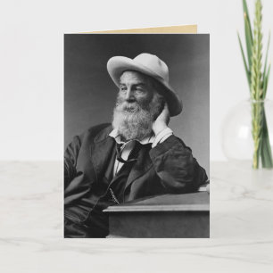 Walt Whitman  "O Captain, my captain" Quotation Card