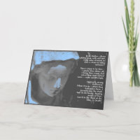 Walt Whitman Pagan Sympathy Card