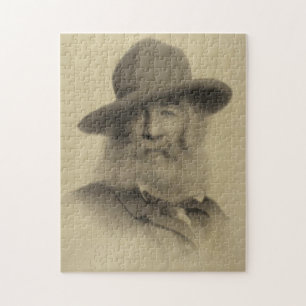 Walt Whitman Portrait Jigsaw Puzzle