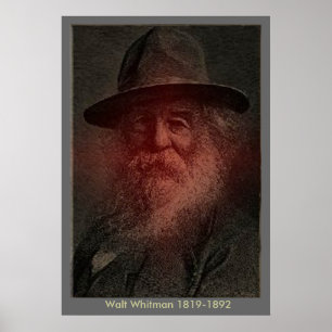 Walt Whitman - Portrait Poster