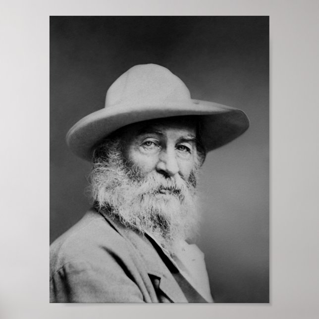Walt Whitman Portrait Poster (Front)
