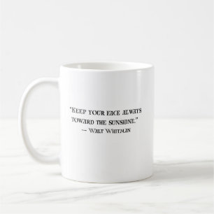 Walt Whitman Positive Quote Coffee Mug