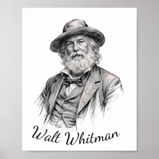 Walt Whitman Poster