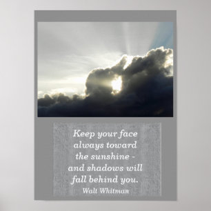 Walt Whitman quote - art print