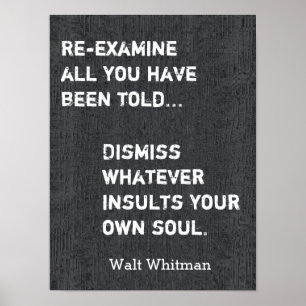 Walt Whitman Quote - Art print #2