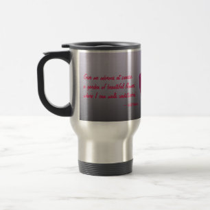 Walt Whitman Tulips aluminium Travel Mug