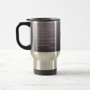 Walt Whitman Tulips Painting Aluminium Mug