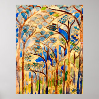 Walter Anderson art style Poster