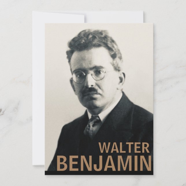 Walter Benjamin Invitation (Front)