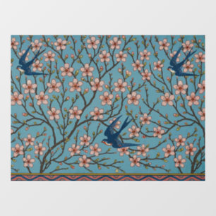 Walter Crane Almond Blossom & Swallow Window Cling