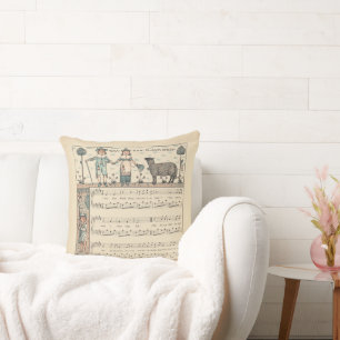 Walter Crane Baa Baa Black Sheep Nursery Rhyme  Cushion