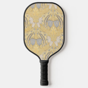 Walter Crane Blue White Tulips & Acanthus Pickleball Paddle
