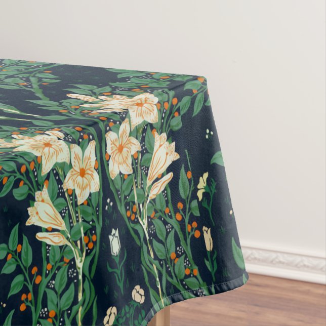 Walter Crane "Francesca" Botanical Tablecloth (In Situ)