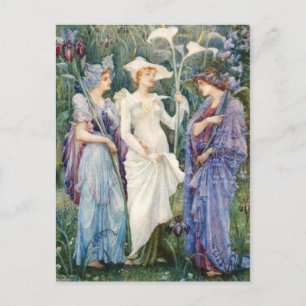 Walter Crane: Signs of Spring Postcard