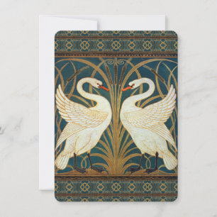 Walter Crane Swan, Rush And Iris Art Nouveau