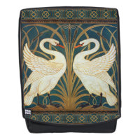 Walter Crane Swan, Rush And Iris Art Nouveau
