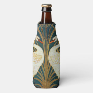 Walter Crane Swan, Rush And Iris Art Nouveau Bottle Cooler