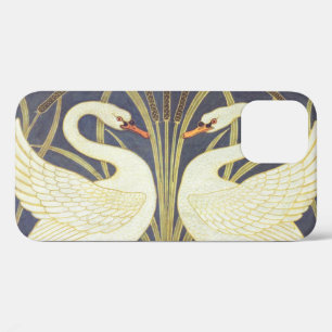 Walter Crane Swan, Rush And Iris Art Nouveau iPhone 12 Pro Case