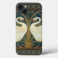 Walter Crane Swan, Rush And Iris Art Nouveau