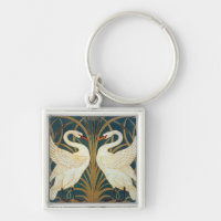 Walter Crane Swan, Rush And Iris Art Nouveau