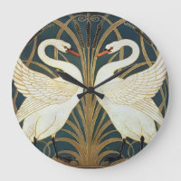 Walter Crane Swan, Rush And Iris Art Nouveau