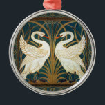 Walter Crane Swan, Rush And Iris Art Nouveau Metal Tree Decoration<br><div class="desc">Walter Crane Swan, Rush And Iris Art Nouveau Vintage Art Walter Crane was an English artist and book illustrator. He is considered to be the most influential, and among the most prolific, children’s book creator of his generation and one of the strongest contributors to the child's nursery motif that the...</div>