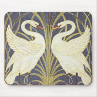 Walter Crane Swan, Rush And Iris Art Nouveau