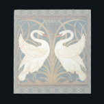 Walter Crane Swan, Rush And Iris Art Nouveau Notepad<br><div class="desc">Walter Crane Swan, Rush And Iris Art Nouveau Vintage Art Walter Crane was an English artist and book illustrator. He is considered to be the most influential, and among the most prolific, children’s book creator of his generation and one of the strongest contributors to the child's nursery motif that the...</div>
