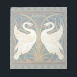 Walter Crane Swan, Rush And Iris Art Nouveau Notepad<br><div class="desc">Walter Crane Swan, Rush And Iris Art Nouveau Vintage Art Walter Crane was an English artist and book illustrator. He is considered to be the most influential, and among the most prolific, children’s book creator of his generation and one of the strongest contributors to the child's nursery motif that the...</div>