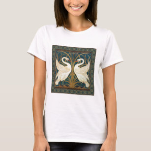 Walter Crane Swan, Rush And Iris Art Nouveau T-Shirt