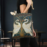 Walter Crane Swan, Rush And Iris Art Nouveau  Tote Bag<br><div class="desc">Walter Crane Swan,  Rush And Iris Art Nouveau</div>