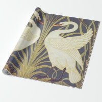Walter Crane Swan, Rush And Iris Art Nouveau
