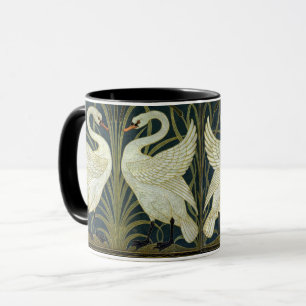 Walter Crane Swan & Rush and Iris Victorian Mug