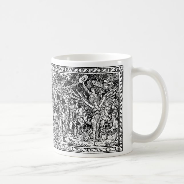Walter Crane Triumph of Labour Coffee Mug (Right)