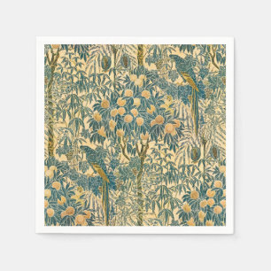 Walter Crane - Vintage Art Nouveau Macaw Pattern Napkin