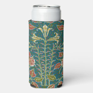 Walter Crane Vintage Lily and Rose Floral Seltzer Can Cooler