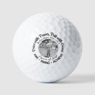 Walter Hagen Inspirational Motivational Golf Balls