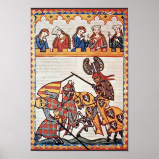 Walter Of Blades In The Tournament By Meister Der Poster