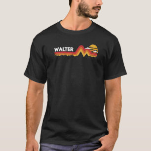 Walter  Retro Vintage Sunset Walter 80s 90s T-Shirt