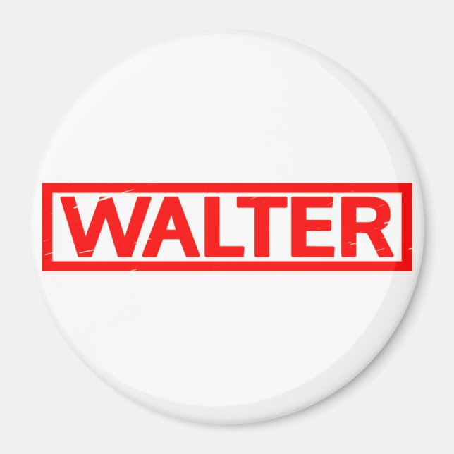 Walter Stamp Magnet (Front)