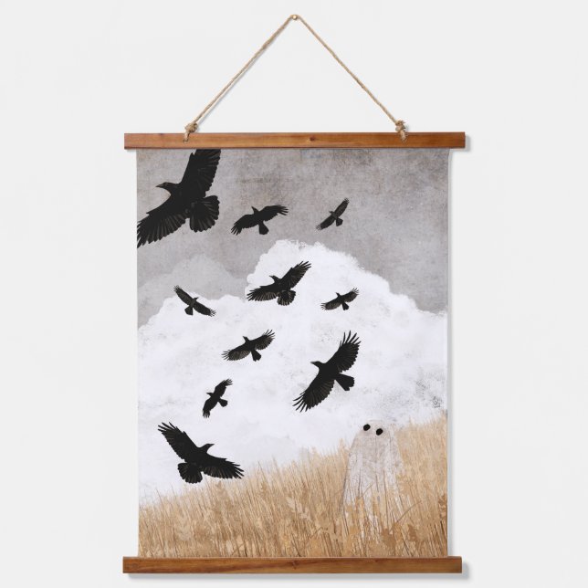 Walter & The Crows Hanging Tapestry (Front)