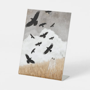 Walter & The Crows Pedestal Sign