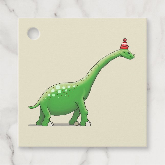 Walter the Dinosaur Favour Tags (Front)