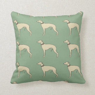 Walter the Whippet Cushion Pillow