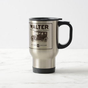 Walter vintage advertisement 1907 travel mug