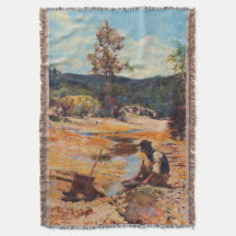 Walter Withers Panning for Gold 1893 Australia