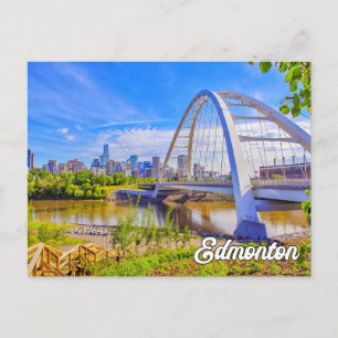 Walterdale Bridge, Edmonton, Alberta, Canada Postcard