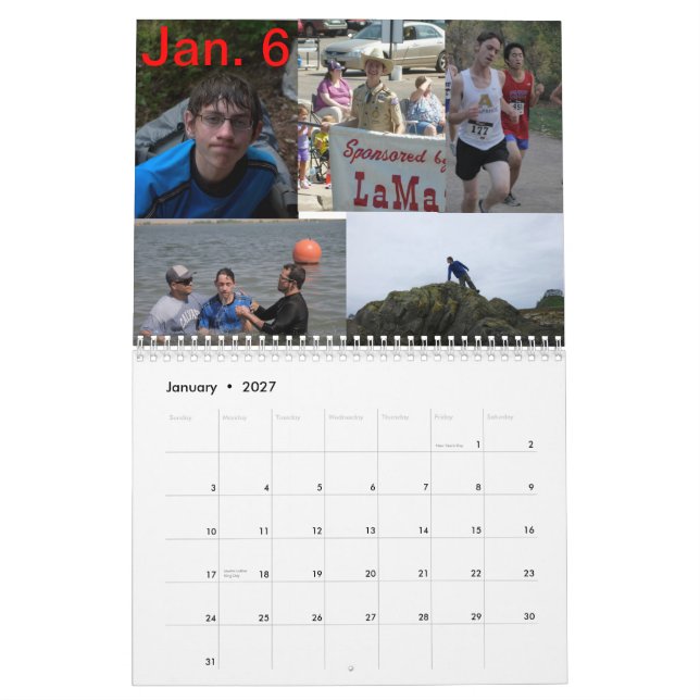 Walton Calendar 2013 (Jan 2027)